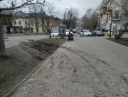 У Херсоні невідомий влаштував безлад на пішохідній вулиці
