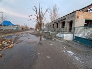 російська армія вдарила з авіації по Бериславу