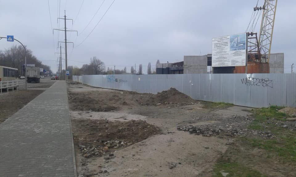 мостопереход, стройка, забор, финансирование