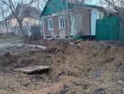 росіяни атакували Берислав з безпілотників