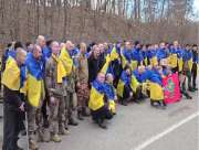 Херсонські захисники повернулися з полону (ВІДЕО)