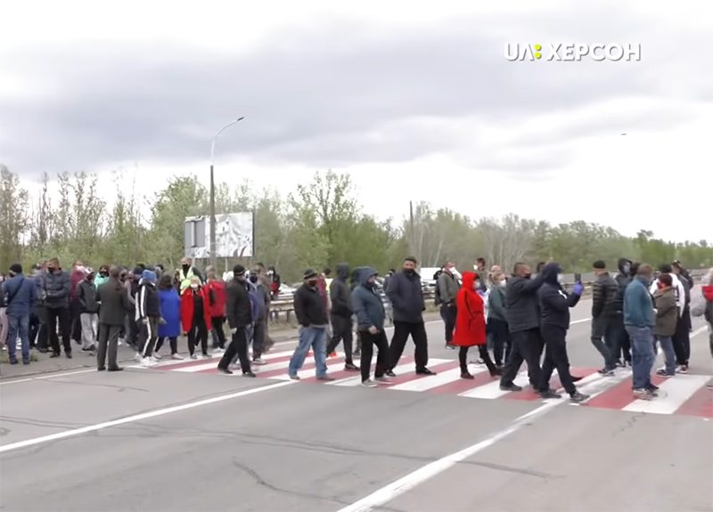 акція протесту, аграрії, мост