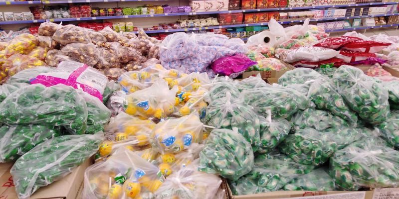 карантин, супермаркеты, продукты, упаковка