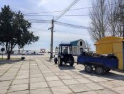 У Скадовську прибралися біля моря