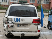 Дронова атака пошкодила автомобілі гуманітарної місії ООН в Херсоні