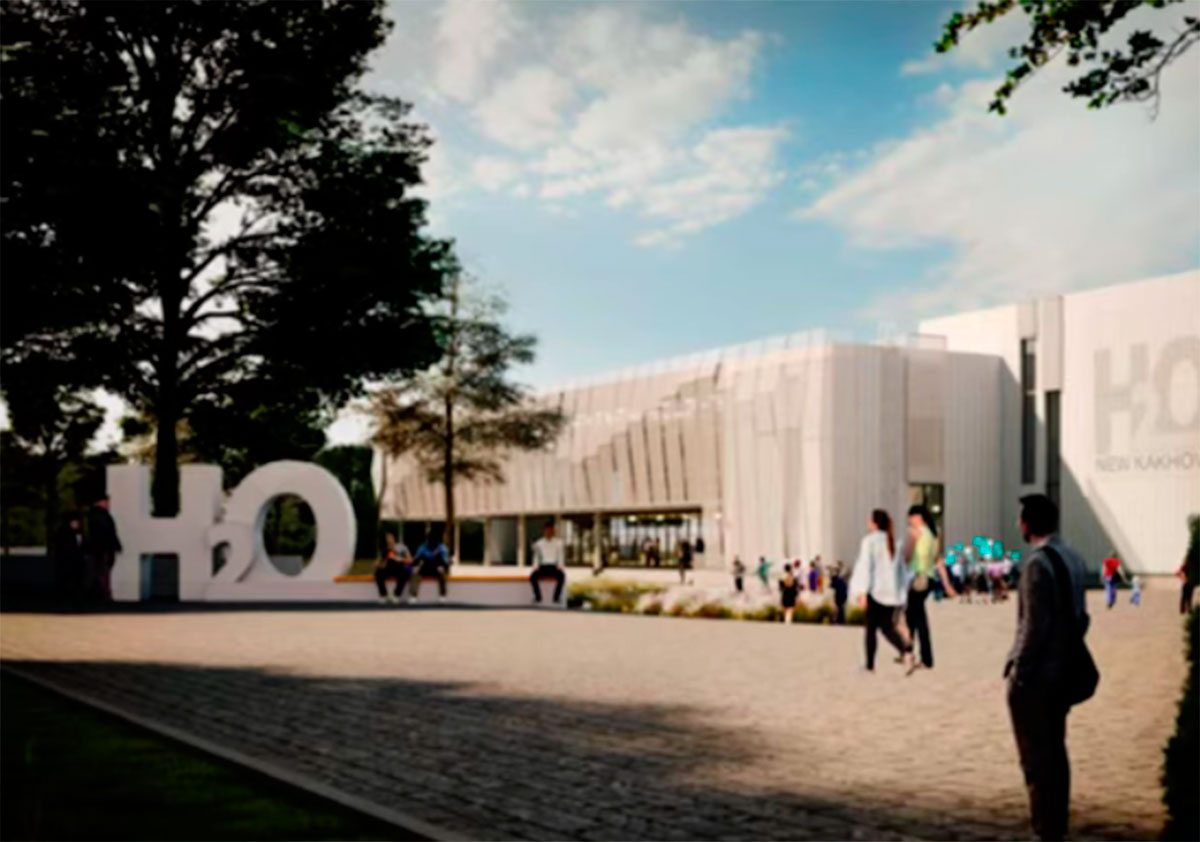 Нова Каховка, відео, будівництво