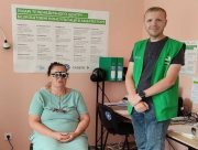 На Херсонщині мобільна бригада офтальмологів обстежила понад сотню жителів прифронтових громад