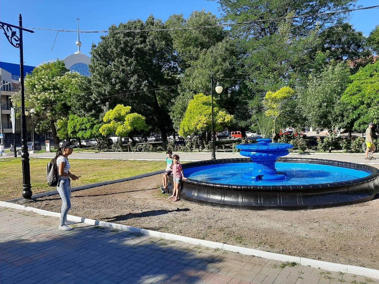 Сальдо, фонтан, сквер