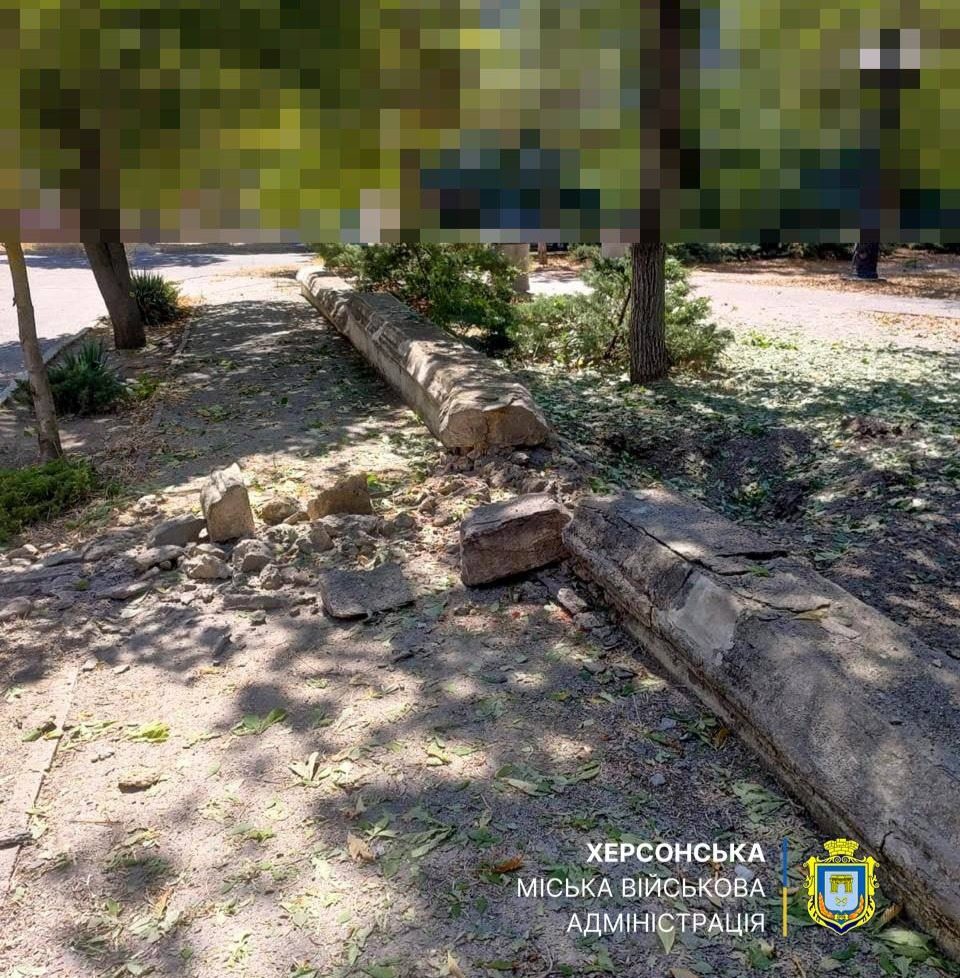 Російські, війська, обстріляли, центр, Херсона, пошкоджено, медзаклад, міських, закладів, охорони, здоров’я