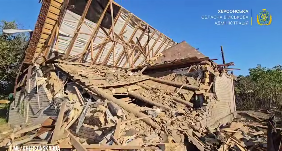 Російські, війська, обстріляли, Чорнобаївку, загинула, жінка, окупанти, відкрили, артилерійський, вогонь, Чорнобаївці, Херсонської, області, рятувальники, дістали, з-під, завалів, тіло