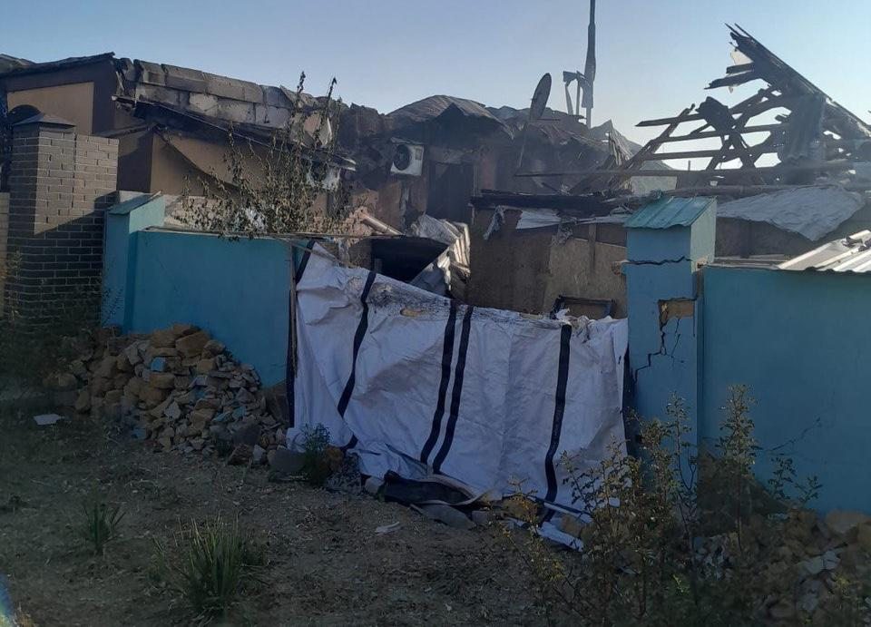 Нічний, обстріл, Білозерки, Херсонського, району, пошкоджено, житловий, будинок, зруйновано, фасад, дах, вибито, вікна