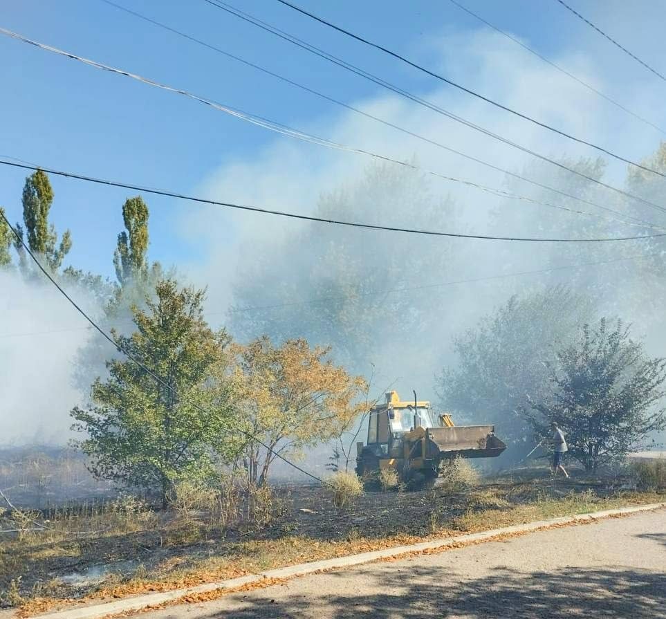 Наддніпрянському, окрузі, Херсонської, громади, ліквідували, пожежу, після, атаки, дронів, ворожі, безпілотники, злагоджені, дії, місцевих, жителів, комунальних, служб, працівникі, старостату