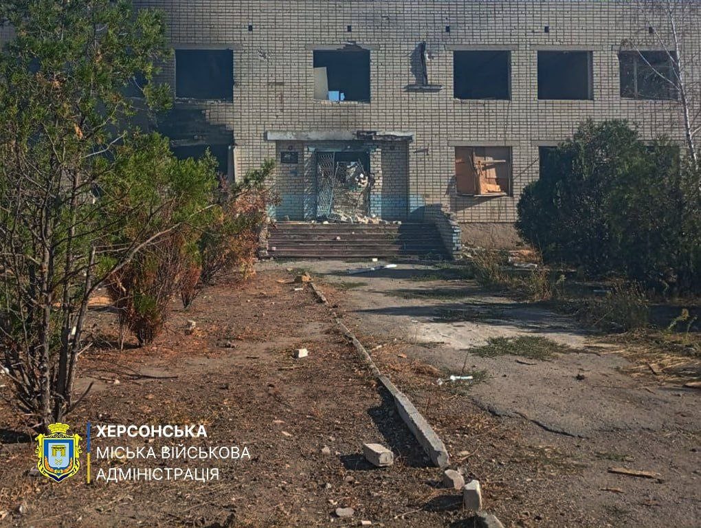 Херсонщині, окупанти, знищили, адміністративну, будівлю, Садовому, зруйнована, адміністративна, будівля, виникла, пожежа