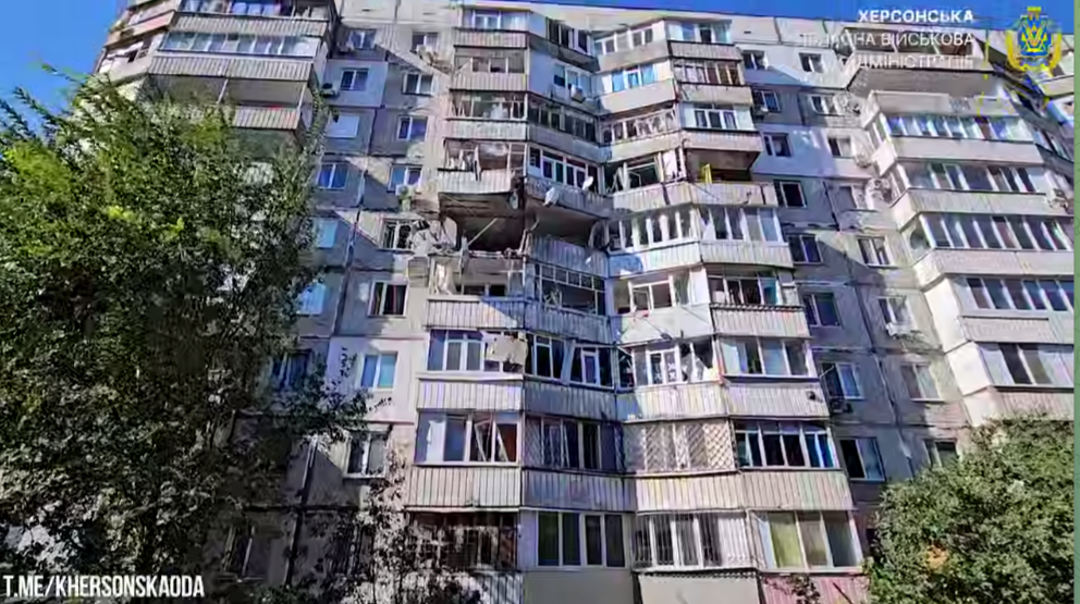 Ранкові, авіаудари, артобстріл, Херсон, потужним, вогнем, загибла, поранені, 26 вересня, російські, війська, влаштували, масштабну, атаку, Херсонську, громаду,  керованих, авіабомб, вогнем, Центральний, район, Херсона, використавши, артилерію