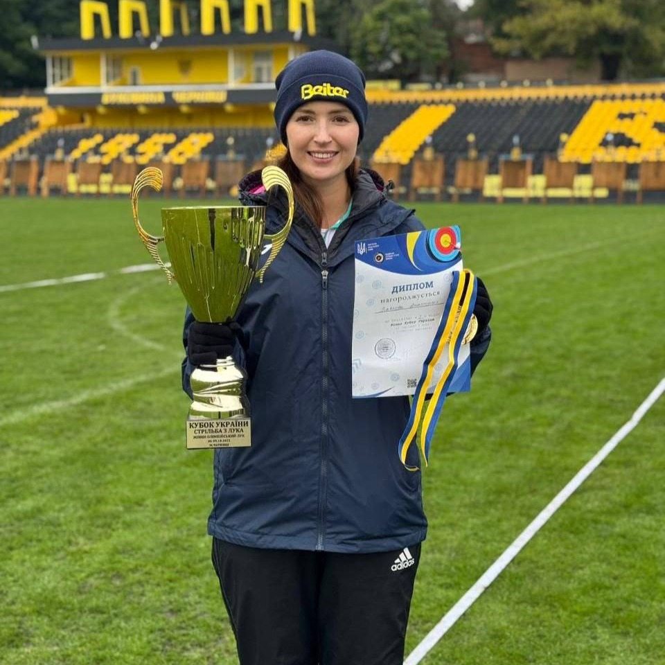 Лучниця, Херсонщини, перемогла, фіналі, Кубку, України, Херсонська, спортсменка, Анастасія Павлова, суперниць, Олімпійському, раунді, здобула, золото, фіналі, Кубку України, стрільби, лука, відбувся, Чернівцях, тренерський, штаб