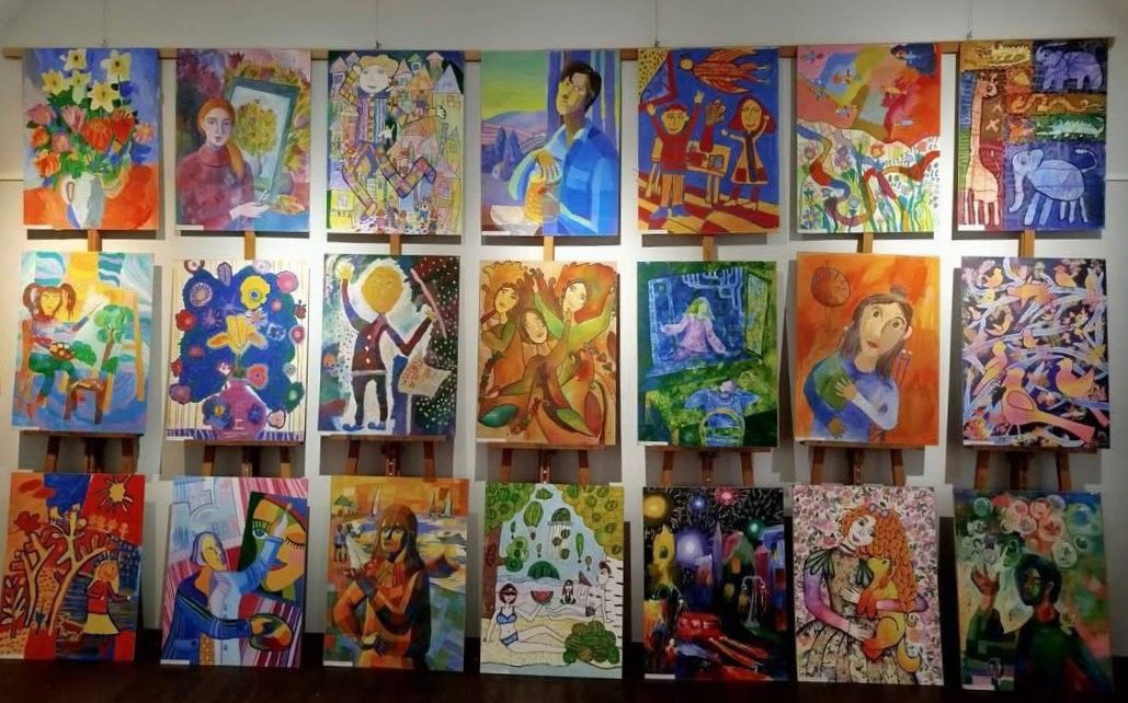 Херсонські діти презентували мистецтво на виставці у Києві за участі делегації з Бонна