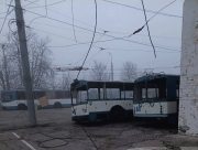 Херсонське тролейбусне депо зазнало масштабних пошкоджень через нічний обстріл